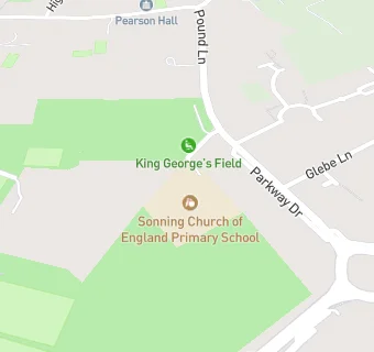 map for Sonning Church of England Primary School