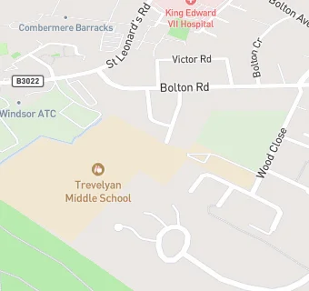 map for Trevelyan Middle School