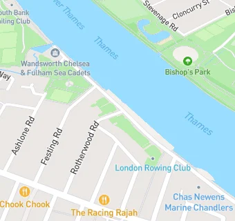 map for HSBC Rowing Club