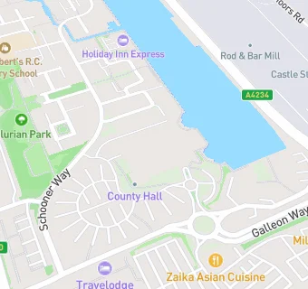 map for Cardiff Catering