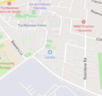 map for Salisbury Cafe