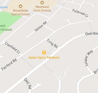 map for Asian Spice