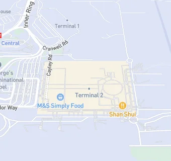 map for Air Canada Maple Leaf Lounge Terminal 2B