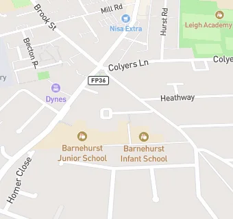 map for Barnehurst Breakfast & After School Club At Infant School