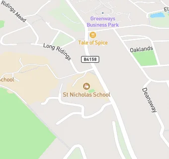 map for St Nicholas School