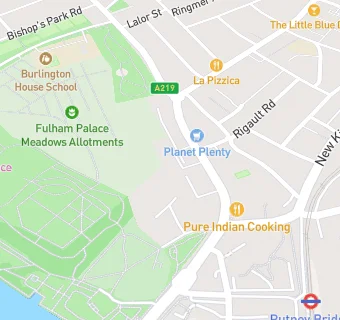 map for Mandarin Ducklings Putney Bridge Nursery