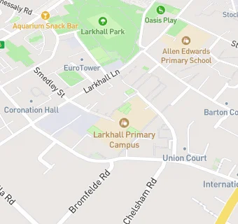map for Lark Hall Junior School and Centre for Pupils With Autism
