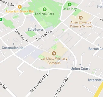 map for Larkhall Primary School