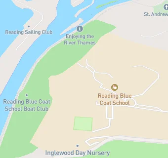 map for Reading Rugby Football Club