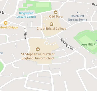 map for St Stephen's Infant School