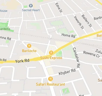 map for Sushi Express Clapham