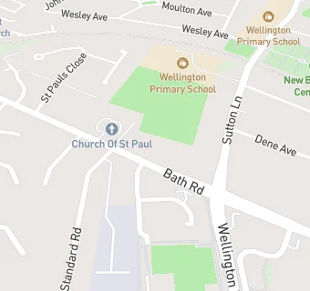 map for St Pauls Preschool Hounslow