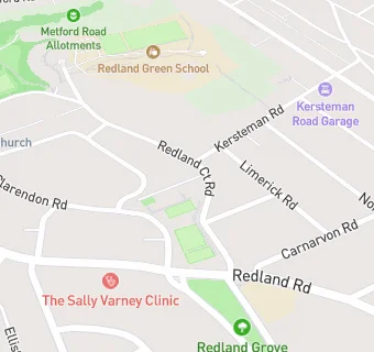 map for Redland High School for Girls