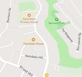 map for Crumbs Food Co at Hemdean House School