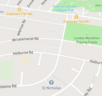map for Holburne Road Surgery