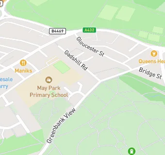 map for Bristol Children's Playhouse