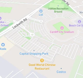 map for Asda Stores