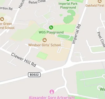 map for Windsor Girls' School