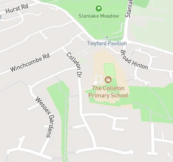 map for Edwards & Ward at Colleton Primary School