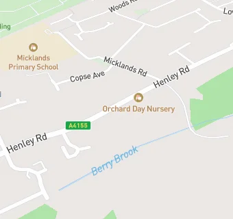 map for Orchard Day Nursery