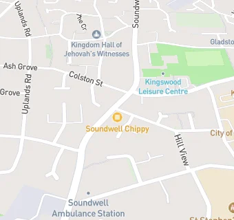 map for Soundwell Chippy