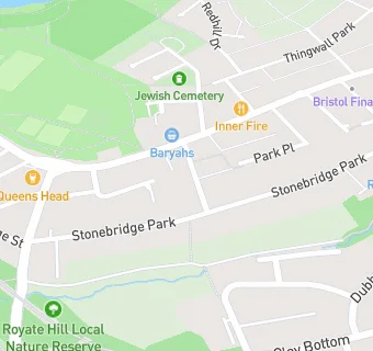 map for The Mendips Residential Care Home Ltd