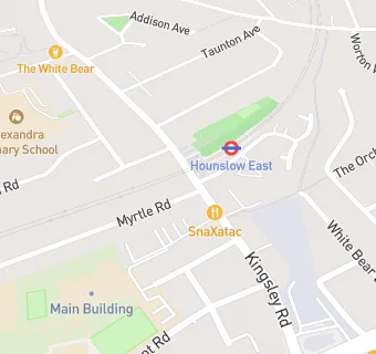 map for Hounslow East Pharmacy