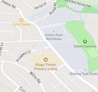 map for Kings Forest Primary School Kitchen