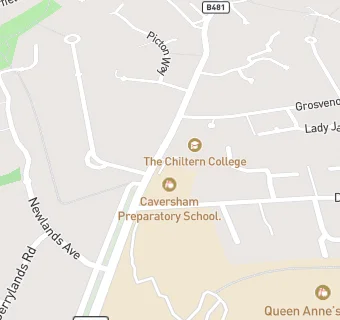 map for Caversham Preparatory School