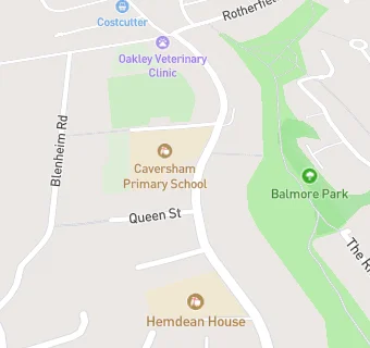 map for Caterlink at Caversham Primary School