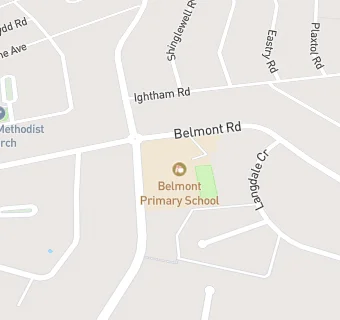 map for Belmont Primary School