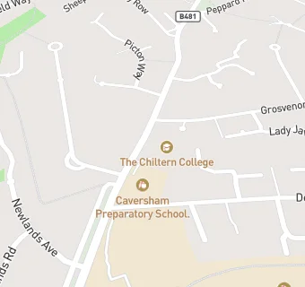 map for Caversham Preparatory School