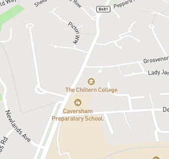 map for Thomas Franks at Chiltern Nursery & Training College