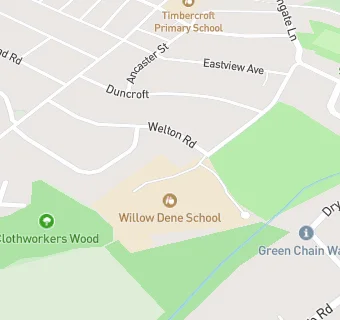 map for Greenwood School