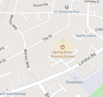 map for Spring Grove Primary School