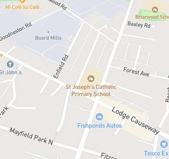 map for St Joseph's Catholic Primary School