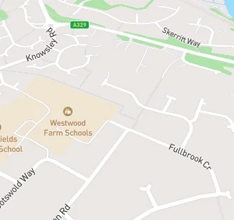 map for Westwood Farm Junior School