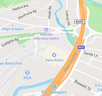 map for Tesco Extra