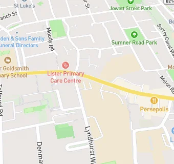 map for Harris Primary Free School Peckham