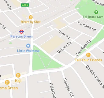 map for Lilyville @ Parsons Green