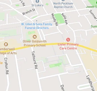 map for The peckham pelican