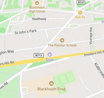 map for Blackheath Service Station