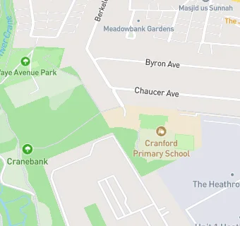map for Wilson Jones Catering @ Cranford Primary School