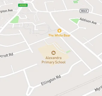 map for Alexandra Nursery and Infant School