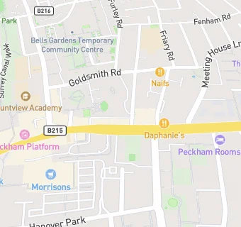 map for Peckham news