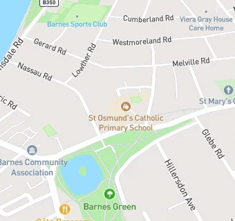 map for St Osmund's Catholic Primary School