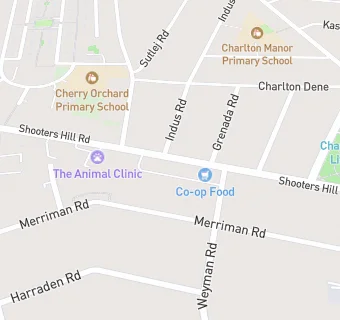 map for Shooters Hill Food Centre