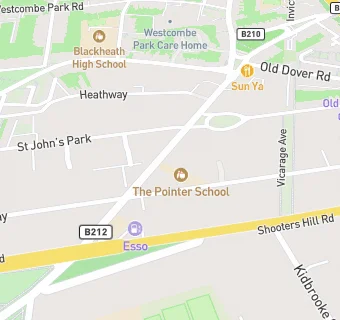 map for The Pointer School