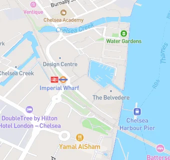 map for The Chelsea Harbour Cafe