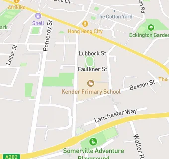 map for Kender Primary School